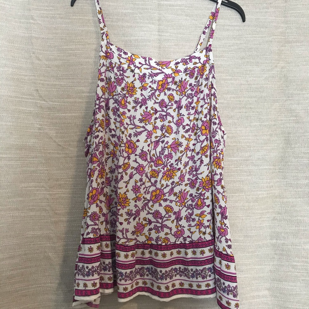 Flowy Floral Tank Top